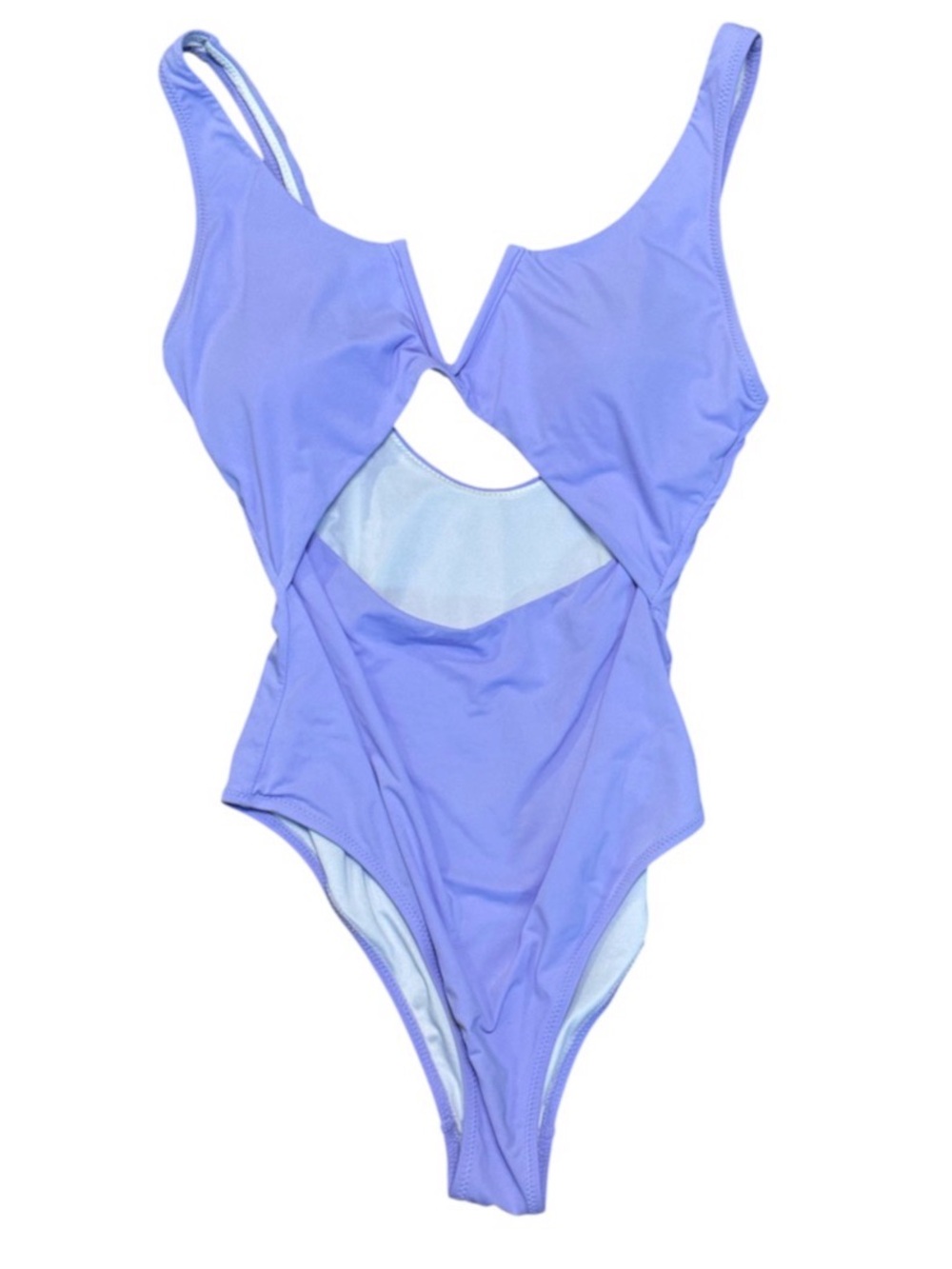 Women's Meyeeka One-Piece Swimsuit - Lavender Cutout Size Medium